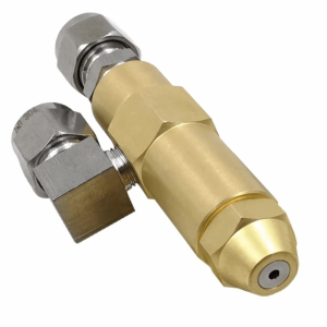 CHLOCH Stainless Steel Fittings Siphon Nozzle Brass Nozzle Fan Spray Atomizing Nozzle  Fine Atomization Oil Burner Nozzle Waste Oil Burner