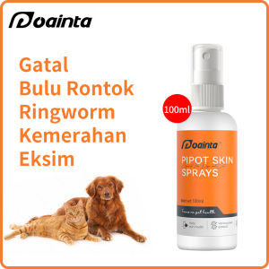 PUAINTA Antijamur Anti Kutu Pipot Semprotan Kulit Kucing dan Anjing Gatal Meringankan Tidak Beracun Dapat Dijilat obat jamur