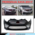 PERODUA AXIA 2017+ GT STYLE FRONT BUMPER -MATERIALFIBER GLASS BODYKIT. 
