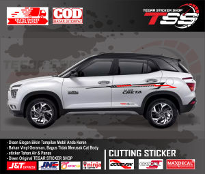 sticker mobil creta sticker mobil hyundai creta sticker mobil sticker motif variasi body mobil keren.