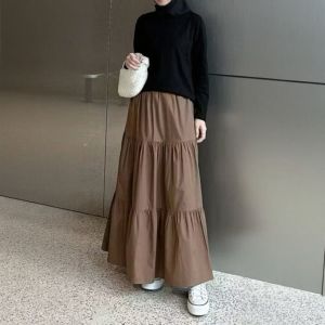 Rok Wanita Panjang Canda Susun Crinkle Airflow Premium