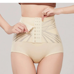 Womens High Waisted Tummy Tuck Hip Lifting Shapewear Pants