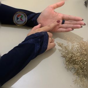 Raisma - Manset Cincin Tangan Jumbo Warna Warni Bahan Jerse Adem Ada Kait Untuk Jari Tengah