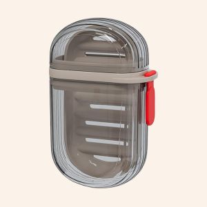 TOP HOME PH Aesthetic travel Toothbrush Case and Soap Storage Box Holder Organizer Christmas Gift