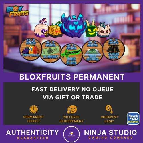 Roblox Blox Fruits Permanent Fruit Gamepass Kitsune Storage Dark Blade Fragments | Phone XBOX PC Game DLC