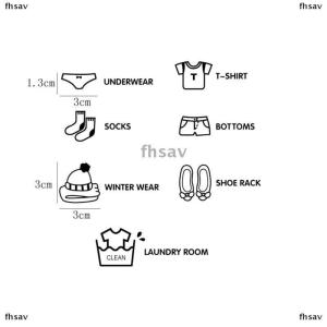 [COD] fhsav สติกเกอร์ติดเสื้อผ้าสำหรับเด็กผู้ชายสติกเกอร์ตกแต่งบ้านและตู้เสื้อผ้าสติกเกอร์ศิลปะสำหรับห้องนอน