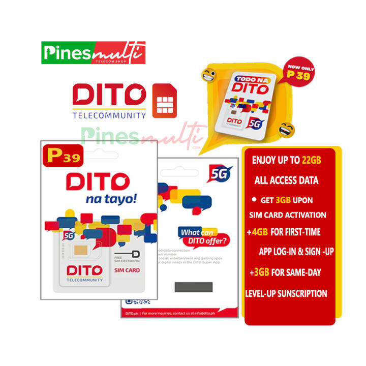 Dito Sim Card G Ready Lazada Ph