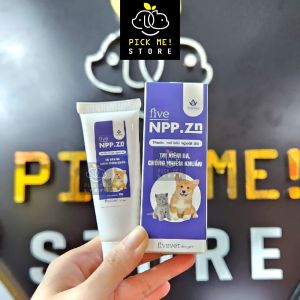 Five Npp .Zn - Mỡ Bôi Ngoài Da Trị Viêm Da Chống Nhiễm Khuẩn cho Chó Mèo