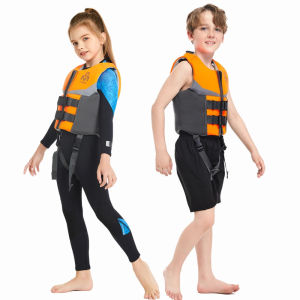 [Toronto2] Kids Buoyancy Snorkel Vests Life Jacket for Children Swim Vest for Boys and Girls Swimsuit Flotation Swimming Aid