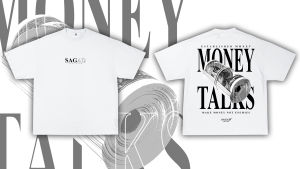 SAGAD PATI-PATO CLOTHING - MONEY TALKS SHIRT (WHITE)