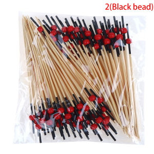 [Sirola] 100x 12cm Heart Bamboo Pick Buffet cake Fruit Fork Party Dessert Salad Stick