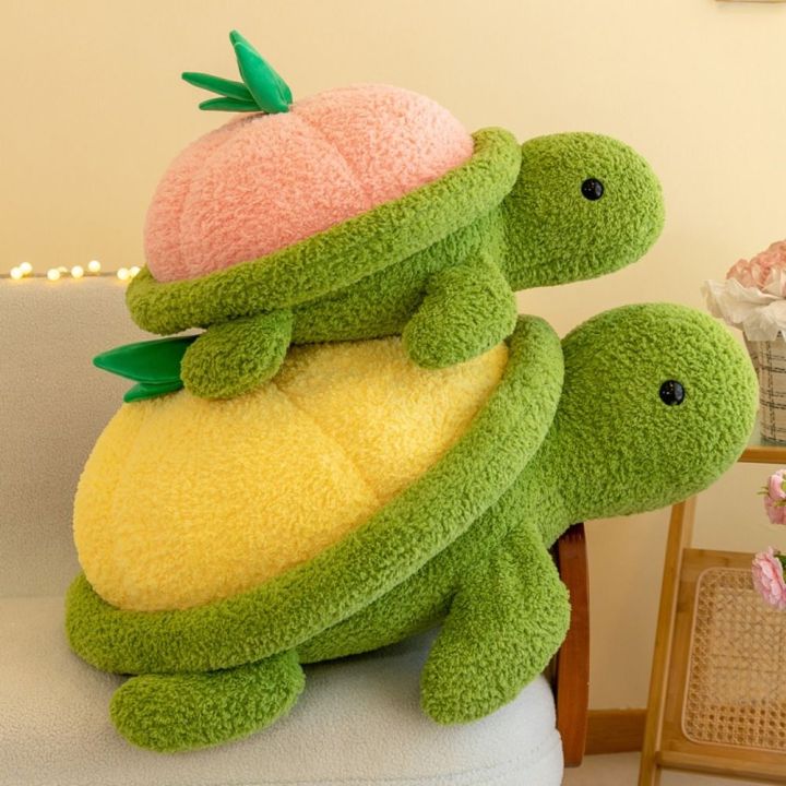 STKE Sea Turtle Fruit Turtle Shell Peach Dolls Little Turtle Peach ...