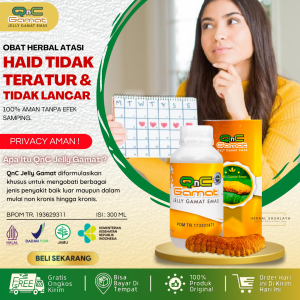 Obat Herbal Untuk Haid Tidak Teratur Obat Agar Haid Teratur Obat Buat Haid Tidak Teratur Obat Pelancar Haid Tidak Teratur Obat Haid Tidak Teratur Karena KB Obat Haid Tidak Lancar Dll - QnC Jelly Gamat Emas (Isi 300 ml)