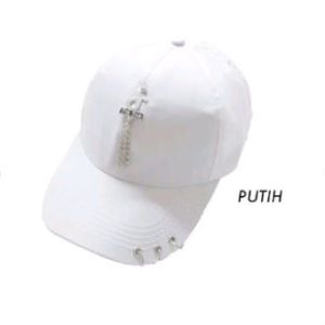 Best Topi Pria Ring Anting Rantai korea Kpop/topi ring BTS Remaja keninan TERBARU/Realpict