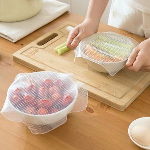 KAWAIIR Reusable Multifunctional Vacuum Wrap Seal Kitchen Supplies Stretch Lids Cookware Food Storage Container Cover Bowl Cover Fresh Keeping Lids Food Cover