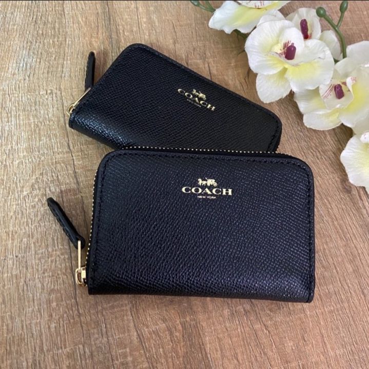 Coach coin store purse black