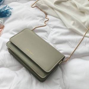 Trendy New Fashion Female Chain Small Square Bag/Fesyen Wanita Messenger Rantaian Beg