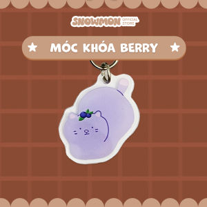 Móc khóa acrylic Snowmon Mèo Berry đáng yêu