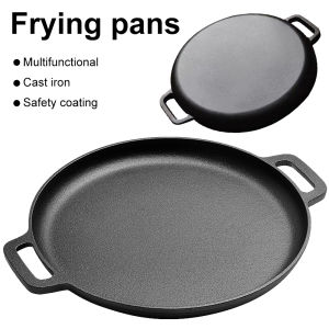 Heavy-Duty 30cm Cast Iron Skillet Pan with Dual Handles for Even Cooking and Easy Handling