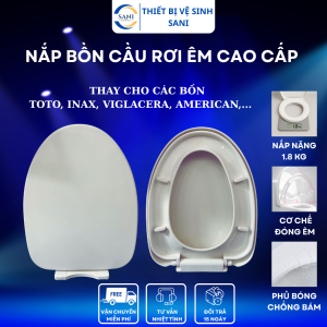 Nắp Rơi Êm Cho Bồn Cầu TOTO INAX VÀ CÁC BỒN TƯƠNG TỰ
