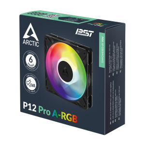 ARCTIC P12 / P14 ARGB - PRO PST PWM 4 PIN PRESSURED OPTIMISED CHASSIS DAISY CHAIN FAN 120MM 140MM