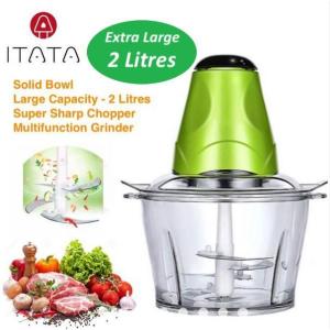 *SPECIAL PRICE* (READY STOCK & FAST DELIVERY) ITATA 2L Premium Quality Electric Meat Mincer Mixer Grinder Blender Mixing Food Blade