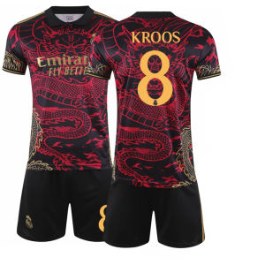 2425 Special Edition Dragon Pattern Soccer Jersey Red Black No.9 Mbappe Shirt No.5 Bellingham No.7 Viniciusfootball jersey for men soccer shirt
