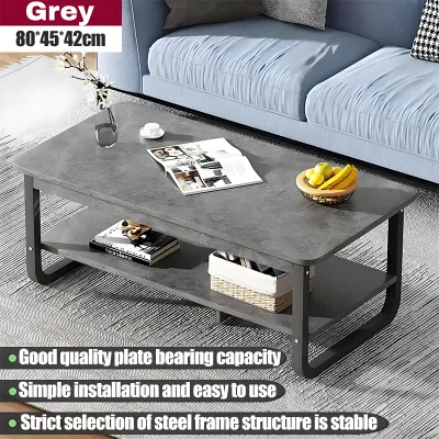 JIAJU Tea Table LivingRoom Household Small Unit Simple Modern Simple Small Table Rental Housing Balcony Sofa Tea Table 茶几桌