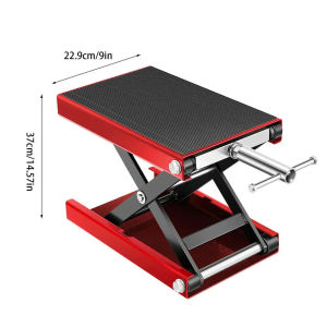Motorcycle Lift Table 1100 Lbs Heavy Duty Hydraulic Scissor Lift Jack ATV Dirt Bike Stand For Service Tool ALAT BENGKEL