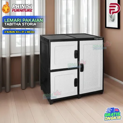 Lemari Pakaian Plastik Tabitha Storia Lemari Baju Lemari TV Rak TV Meja TV Lemari Kaca