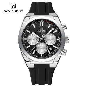 NAVIFORCE Watch for Men Original 30m Waterproof Brand New Luminous Chronograph Date Quartz Wristwatch Fashion Casual NF8080