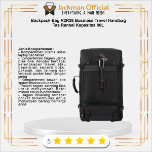 Backpack Bag R2R26 Business Travel Handbag - Tas Ransel Kapasitas 80L