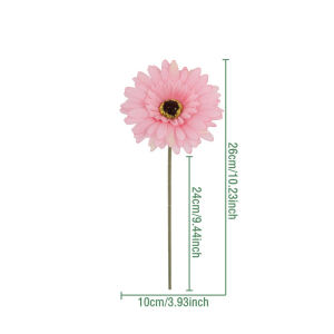 1PCS Artificial Flower Hand-held Flower Gerbera Flower Home Hotel Pastoral Style Gerbera Wedding