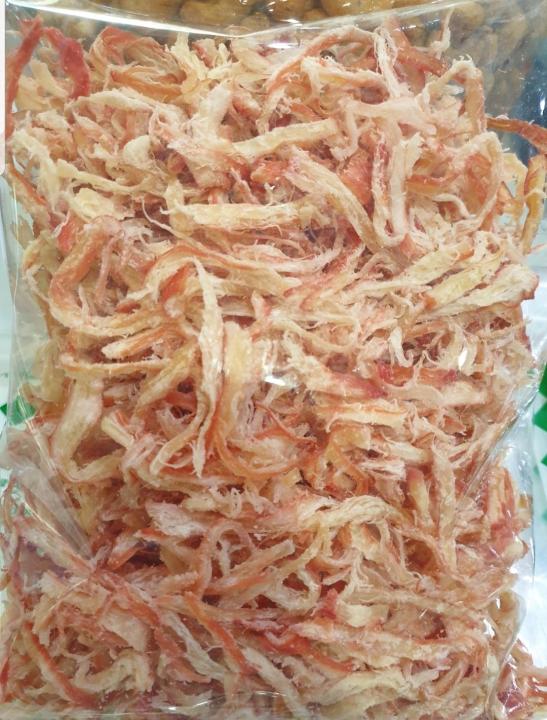 หมึกเส้นรสซ้อสญี่ปุ่น หมึกหยอง น้ำหนัก 500กรัม ใหม่ สด อร่อย