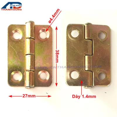 ( 2 cái) Bản Lề Tủ Gỗ
