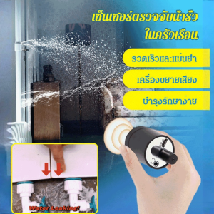 เครื่องตรวจจับน้ำรั่วซึมในร่มในครัวเรือน เล็ ก ันน้ำ เครื่องวัดความรั่วไหล กะทัดรัด ฉลาด ชาร์จเร็ว