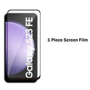 9D ปกป้องหน้าจอสำหรับ Samsung Galaxy S23 S23FE บวก S23 S23U อัลตร้า FE + 2023คลุมทั้งหมดกระจกนิรภัยใสฟิล์ม HD แก้วป้องกันป้องกันรอยขีดข่วนความแข็ง9H