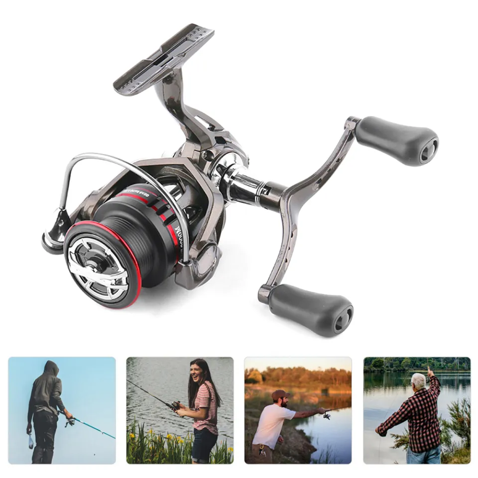 Pipeliness Spinning Reel,2000/3000 Size ,Speed ratio 5.2:1，Drag