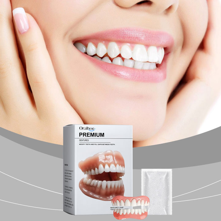 Advanced Full Denture Set, Modify Teeth and Fill Gaps Between Teeth ...