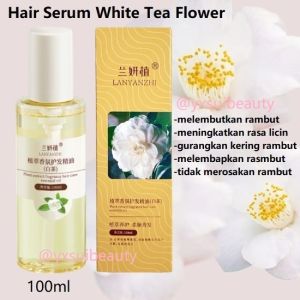 PROFESSIONAL HAIR SERUM Flower Perfume Keratin Hair Oil Serum - Perfect Hair Repair Serum / minyak rambut lembut rambut keratin oil hair