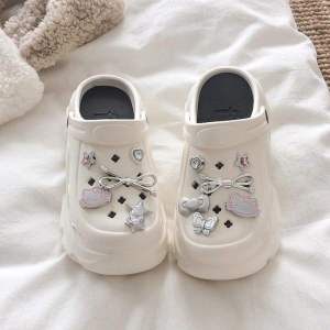 [Free Shipping] WomenS Thick-Soled Clogs 2026 New Summer Outdoor Non-Slip Beach Shoes Height-Increasing Eva Slippers