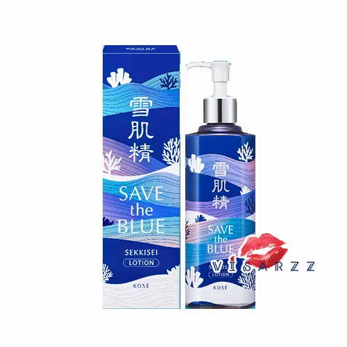 แพคเกจ Limited Save the Blue ขวดหัวปั๊ม) Kose Sekkisei Lotion