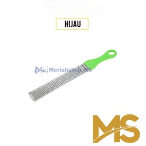 MERIAHSHOP Parutan Pemarut Keju Panjang 27cm Peeler Wortel coklat Lemon Stainless Steel Serbaguna