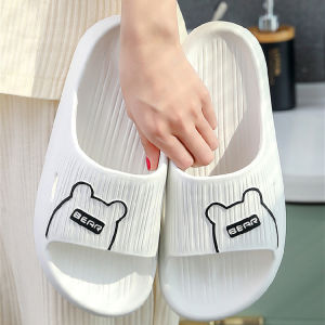 Thời trang Dép nam phòng tắm chống trượt slide Phụ Nữ Nhà giản dị Giày dép đi biển mùa hè vài Dép lê ngoài trời cỡ lớn 46 47