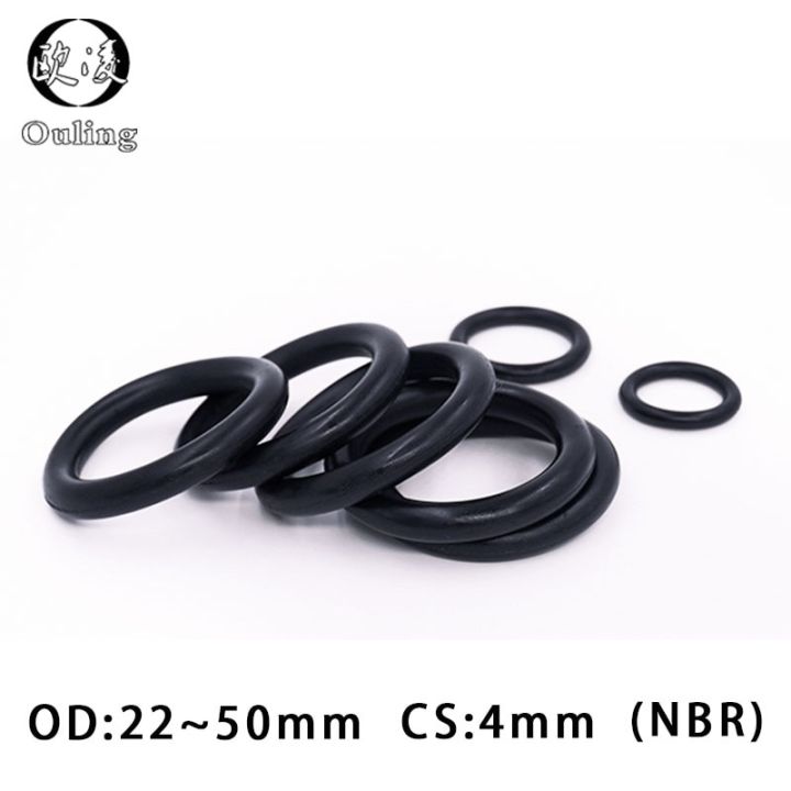 20 PCS Lot Rubber Ring NBR Sealing O-ring CS 4mm OD  22/24/25/28/30/32/34/35/38/40/42/45/48/50mm Nitrile O Ring Seal Gasket Rings
