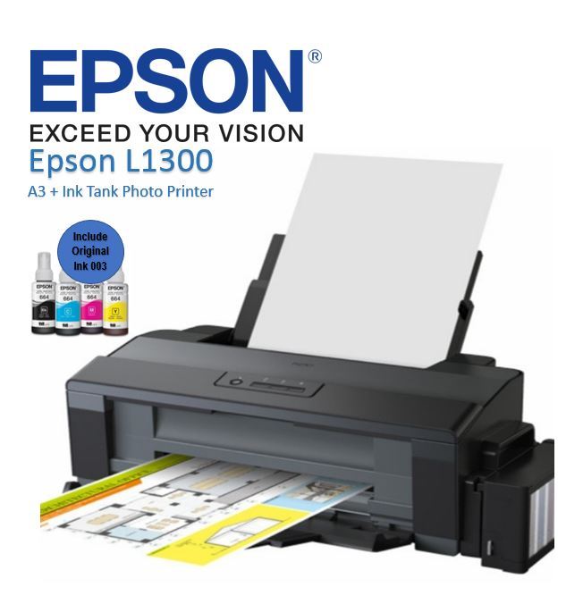 PRINTER EPSON L1300 A3 INK TANK SYSTEM ORI