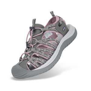 GRITION Women Sandal Breathable Comfortable Closed Toe Outdoor Hiking Walking Arch-support Sandal