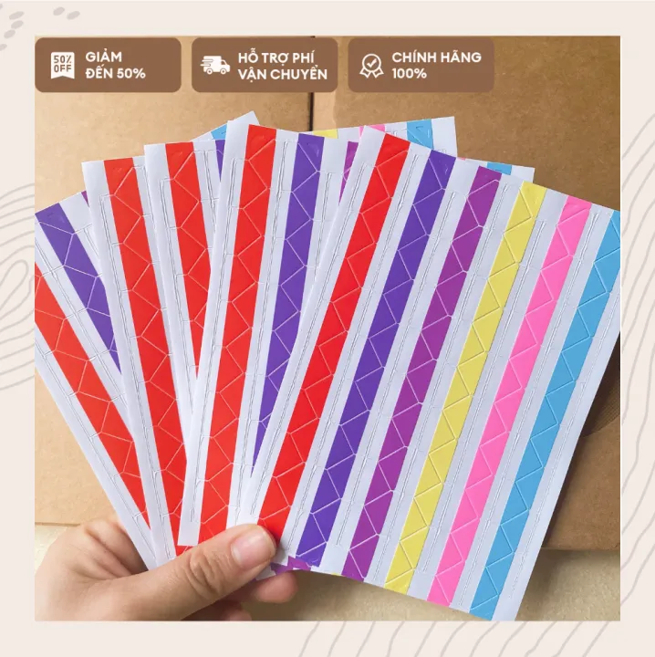 102 Sticker dán góc ảnh nhiều màu trong Album | Lazada.vn