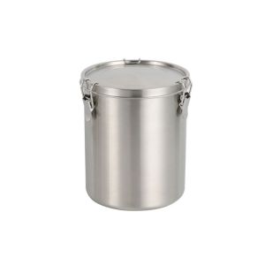 ZYJC MALL with Scale Stainless Steel Storage Tank 520/1000/1600/2500ml Leak-Proof Food Storage Containers Tea Can Airtight Grains Sealed Bucket Coffee