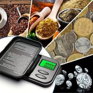 FSFDS Balance Precision Pocket Scale Backlit LCD Weighing Tool Mini Digital Scales Mini 0.01g Precision Electronic Scale Jewelry